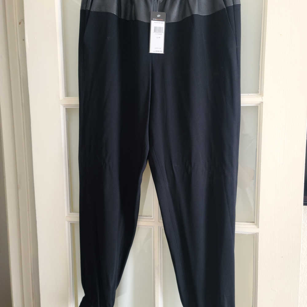 BCBGMaxAzria Black and Gray Pants